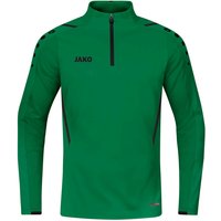 JAKO Challenge Sweatshirt mit 1/4-Reißverschluss Kinder sportgrün/schwarz 164 von Jako