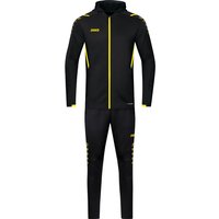 JAKO Challenge Trainingsanzug mit Kapuze Damen schwarz/citro 34 von Jako
