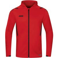 JAKO Challenge Trainingsjacke mit Kapuze rot/schwarz L JAKO Challenge Trainingsjacke mit Kapuze rot/schwarz L von Jako