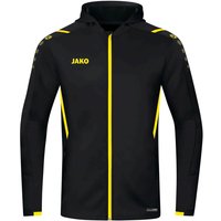 JAKO Challenge Trainingsjacke mit Kapuze schwarz/citro XL von Jako