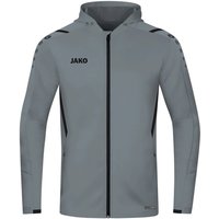 JAKO Challenge Trainingsjacke mit Kapuze steingrau/schwarz XL JAKO Challenge Trainingsjacke mit Kapuze steingrau/schwarz XL von Jako