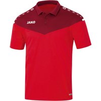 JAKO Champ 2.0 Poloshirt rot/weinrot 164 von Jako