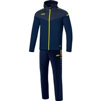 JAKO Champ 2.0 Präsentationsanzug mit Kapuze marine/darkblue/neongelb M JAKO Champ 2.0 Präsentationsanzug mit Kapuze marine/darkblue/neongelb M von Jako