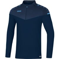 JAKO Champ 2.0 Ziptop Sweatshirt marine/darkblue/skyblue L von Jako