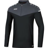 JAKO Champ 2.0 Ziptop Sweatshirt schwarz/anthrazit 128 von Jako