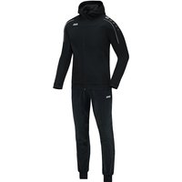 JAKO Classico Trainingsanzug Polyester mit Kapuze schwarz 36 (Damen) von Jako