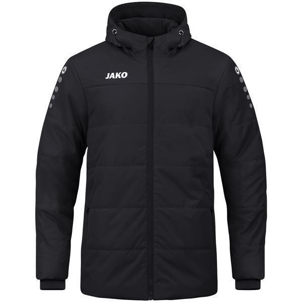 JAKO Coachjacke Team mit Kapuze 140 Schwarz JAKO Coachjacke Team mit Kapuze 140 Schwarz von Jako