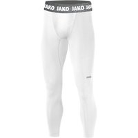 JAKO Compression 2.0 lange Funktionshose weiß 164 von Jako