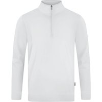 JAKO Doubletex Sweatshirt mit 1/4-Reißverschluss weiß M von Jako