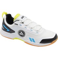 JAKO Flow II ID Hallenschuhe 009 - weiß/skyblue/neon gelb 44 JAKO Flow II ID Hallenschuhe 009 - weiß/skyblue/neon gelb 44 von Jako