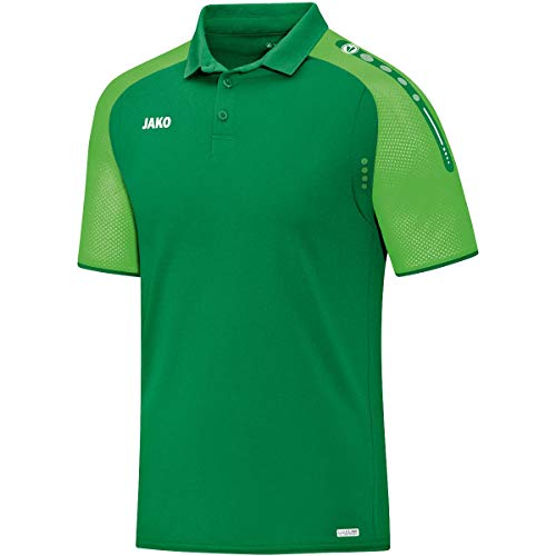 JAKO Herren Polo Champ, sportgrün/soft green, S, 6317 von JAKO