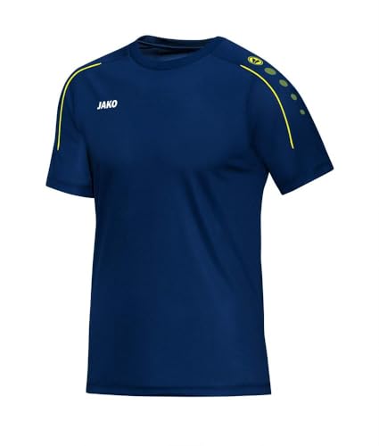 JAKO Herren T-shirt Classico, nightblue/citro, 3XL, 6150 JAKO Herren T-shirt Classico, nightblue/citro, 3XL, 6150 von JAKO