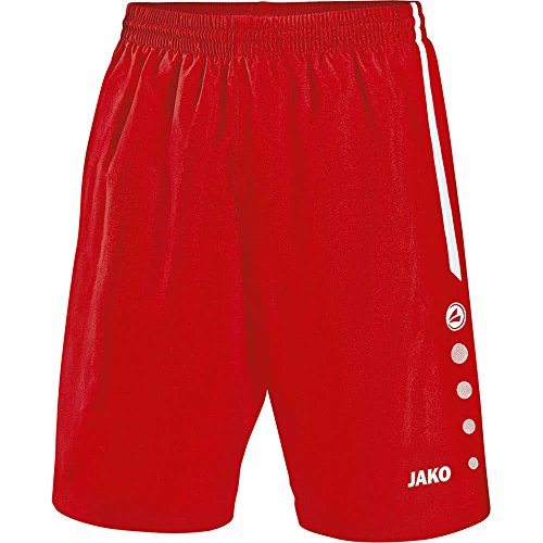 JAKO Herren Fußball Sporthose Turin, Rot/Weiß, M, 4462 JAKO Herren Fußball Sporthose Turin, Rot/Weiß, M, 4462 von JAKO