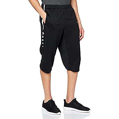 JAKO Herren Bukser 3/4 træningsshorts Active Hose, Schwarz/Weiss, M EU von JAKO