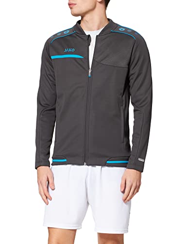 JAKO Herren Clubjacke Prestige, anthrazit/JAKO blau, L, 6858 JAKO Herren Clubjacke Prestige, anthrazit/JAKO blau, L, 6858 von JAKO