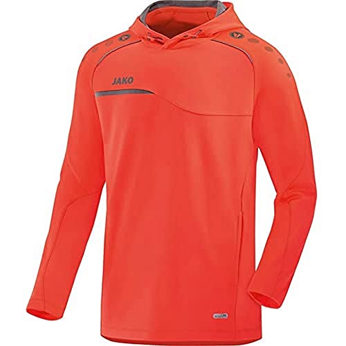 JAKO Herren Kapuzensweatjacke Prestige, flame/steingrau, XL, 8858 JAKO Herren Kapuzensweatjacke Prestige, flame/steingrau, XL, 8858 von JAKO