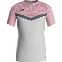 JAKO Iconic T-Shirt Kinder 851 - soft grey/dusky pink/anthra light 128 von Jako