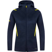 JAKO Challenge Kapuzenjacke Damen marine meliert/neongelb 42 JAKO Challenge Kapuzenjacke Damen marine meliert/neongelb 42 von Jako