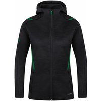 JAKO Challenge Kapuzenjacke Damen schwarz meliert/sportgrün 34 JAKO Challenge Kapuzenjacke Damen schwarz meliert/sportgrün 34 von Jako