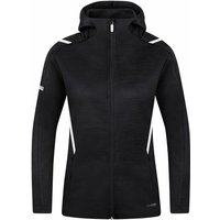 JAKO Challenge Kapuzenjacke Damen schwarz meliert/weiß 40 JAKO Challenge Kapuzenjacke Damen schwarz meliert/weiß 40 von Jako