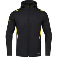 JAKO Challenge Kapuzenjacke schwarz meliert/citro 4XL JAKO Challenge Kapuzenjacke schwarz meliert/citro 4XL von Jako