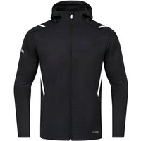 JAKO Challenge Kapuzenjacke schwarz meliert/weiß M JAKO Challenge Kapuzenjacke schwarz meliert/weiß M von Jako