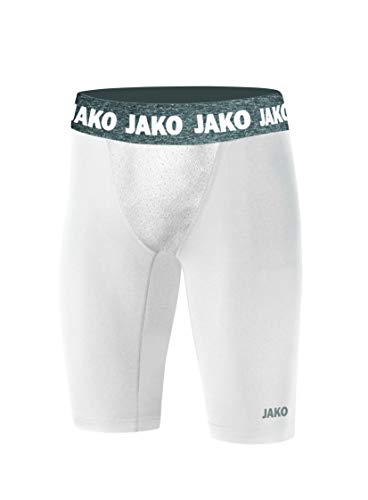 JAKO Herren Compression 2.0 Short Tights, Weiß, 164 EU JAKO Herren Compression 2.0 Short Tights, Weiß, 164 EU von JAKO