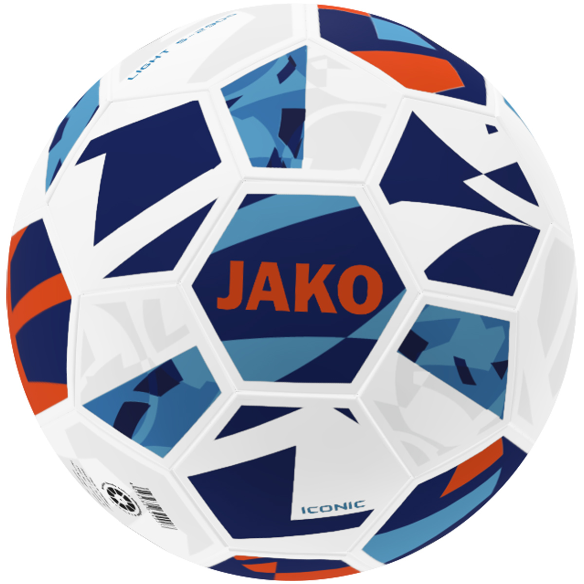 JAKO Lightball Iconic weiß/navy/neonorange, 290g 4 JAKO Lightball Iconic weiß/navy/neonorange, 290g 4 von Jako