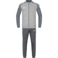 JAKO Performance Trainingsanzug Polyester Kinder 845 - soft grey/steingrau 116 JAKO Performance Trainingsanzug Polyester Kinder 845 - soft grey/steingrau 116 von Jako