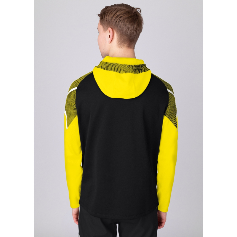 JAKO Performance Trainingsanzug Polyester mit Kapuze 808 - schwarz/soft yellow S von Jako