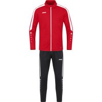 JAKO Power Polyester Trainingsanzug Damen 100 - rot 38 von Jako