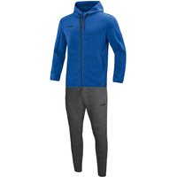 JAKO Premium Basics Jogginganzug mit Kapuze anthrazit meliert 38 (Damen) von Jako