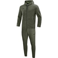 JAKO Premium Basics Jogginganzug mit Kapuze khaki meliert 3XL JAKO Premium Basics Jogginganzug mit Kapuze khaki meliert 3XL von Jako