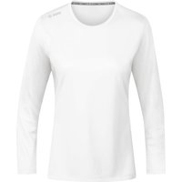 JAKO Run 2.0 langarm Laufshirt Damen weiß 34 von Jako