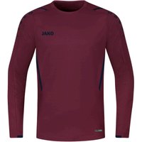 JAKO Challenge Sweatshirt Kinder maroon/marine 140 von Jako