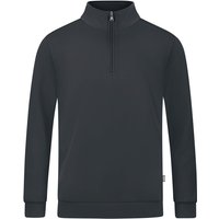 JAKO Organic Sweatshirt mit 1/4-Reißverschluss anthrazit 3XL von Jako