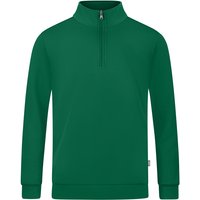 JAKO Organic Sweatshirt mit 1/4-Reißverschluss grün M JAKO Organic Sweatshirt mit 1/4-Reißverschluss grün M von Jako
