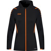 JAKO Challenge Trainingsjacke mit Kapuze Damen schwarz/neonorange 34 JAKO Challenge Trainingsjacke mit Kapuze Damen schwarz/neonorange 34 von Jako