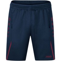 JAKO Challenge Trainingsshorts Kinder marine/maroon 152 von Jako