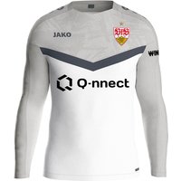 JAKO VfB Stuttgart Iconic Sweatshirt 2024/25 Herren 016 - weiß/soft grey/anthra light L von Jako