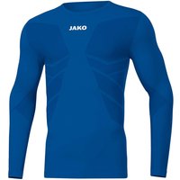 JAKO Comfort 2.0 langarm Funktionsshirt Kinder sportroyal 164/176 von Jako