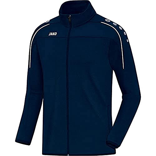 JAKO Herren Trainingsjacke Mit Durchgehendem Rv Trainingsjacke Classico, marine, XL, 8750 von JAKO