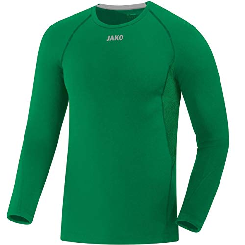 JAKO Herren Compression 2.0 Longsleeve, Sportgrün, XS EU von JAKO