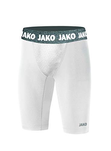 JAKO Herren Compression 2.0 Short Tights, Weiß, S EU von JAKO