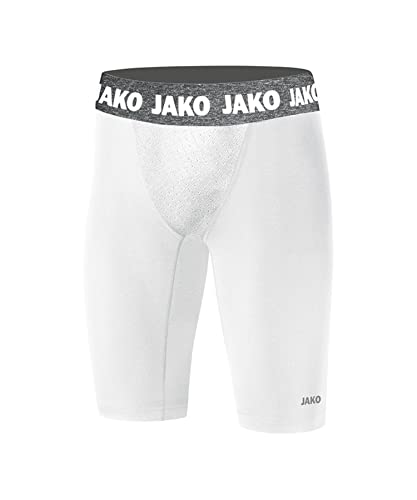 JAKO Herren Compression 2.0 Short Tights, Weiß, XXL EU JAKO Herren Compression 2.0 Short Tights, Weiß, XXL EU von JAKO