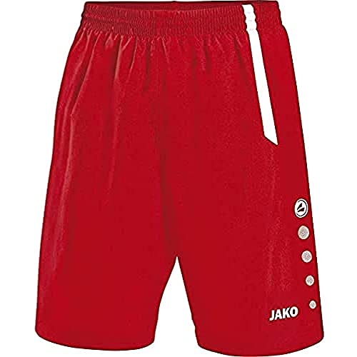 JAKO Herren Fußball Sporthose Turin, Rot/Weiß, L, 4462 JAKO Herren Fußball Sporthose Turin, Rot/Weiß, L, 4462 von JAKO