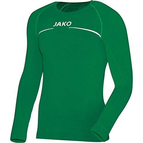 JAKO Longsleeve Comfort - Herren Langarmshirt,grün (sportgrün), XXL von JAKO