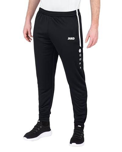 JAKO Unisex Kinder Trainingshose Active Hose, Schwarz/Weiß, 128 EU JAKO Unisex Kinder Trainingshose Active Hose, Schwarz/Weiß, 128 EU von JAKO