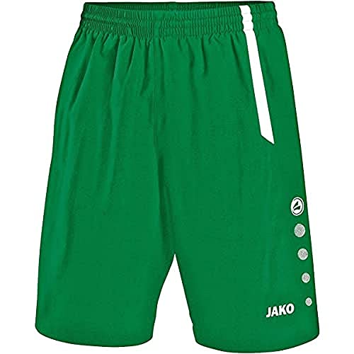 JAKO Herren sportbroek turin Kinder Sporthose, Sportgrün/Weiß, 164 EU JAKO Herren sportbroek turin Kinder Sporthose, Sportgrün/Weiß, 164 EU von JAKO