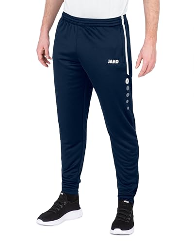 JAKO Unisex Kinder Trainingshose Active Hose, Marine/Weiß, 164 EU JAKO Unisex Kinder Trainingshose Active Hose, Marine/Weiß, 164 EU von JAKO